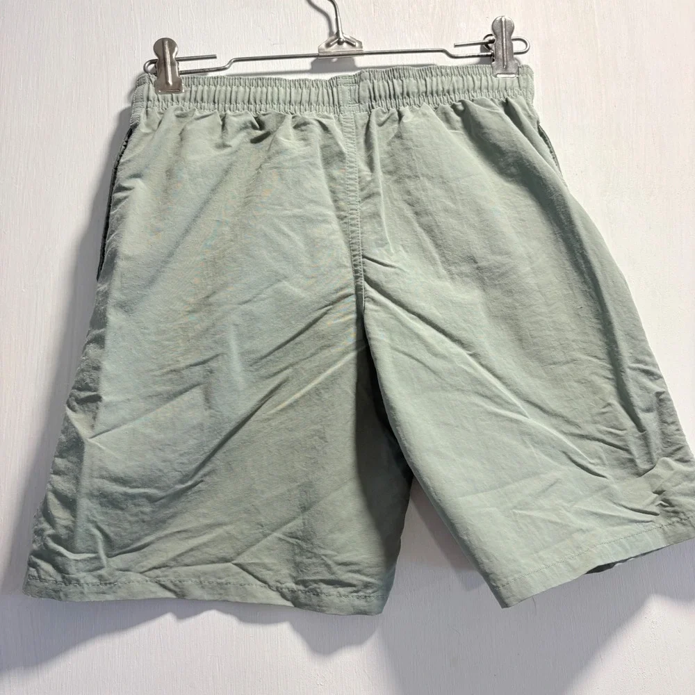 Patagonia Kids Medium Baggies Shorts Sage Green NetPlus Nylon 6.5 Inseam 459